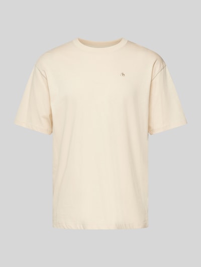 Scotch & Soda T-Shirt mit Label-Stitching Beige 2