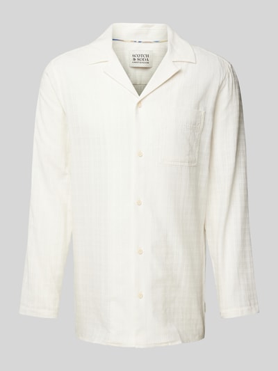 Scotch & Soda Vrijetijdsoverhemd met knoopsluiting Offwhite - 2