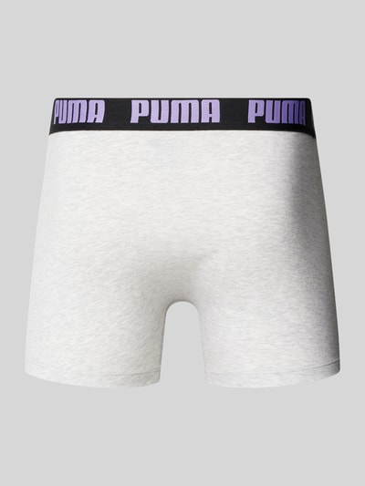 Puma Trunks mit Teilungsnähten im 2er-pack Hellgrau 3