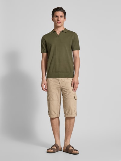 Christian Berg Men Bermuda met cargozakken Beige - 1