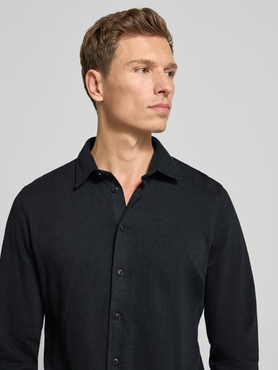Casual Friday Regular Fit Freizeithemd mit Kentkragen Modell 'ARKAN' Black 3