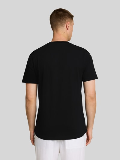 Tom Tailor Denim Regular Fit T-Shirt aus reiner Baumwolle Black 5