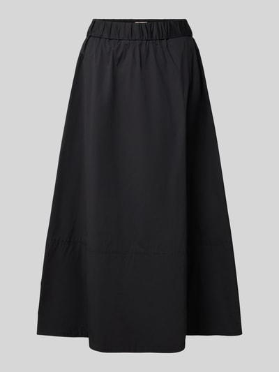 ROBE LÉGÈRE Midirock mit elastischem Bund Black 2