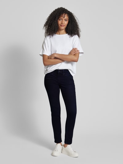 MAC Slim Fit Jeans mit 5-Pocket-Design Modell 'Rich' Dunkelblau 1