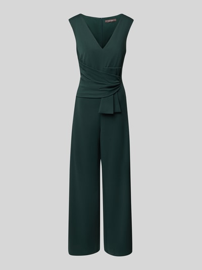 Vera Mont Jumpsuit mit V-Ausschnitt Dunkelgruen 2