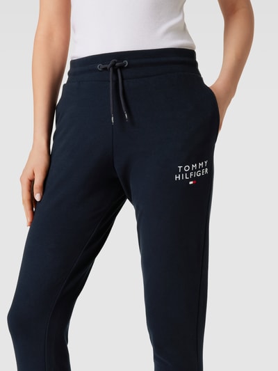 TOMMY HILFIGER Sweatpants met labelprint Marineblauw - 3