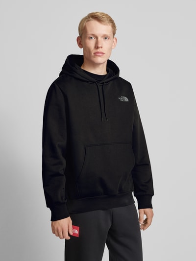 The North Face Hoodie met labelprint Zwart - 4