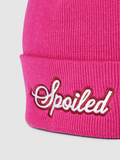 Review Beanie mit BLING Details Fuchsia 2