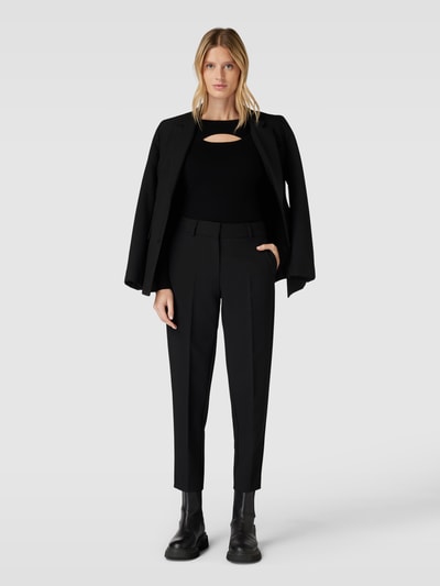 Selected Femme Stoffen broek met persplooien, model 'RITA- RIA' Zwart - 1