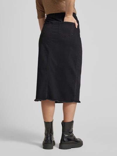 Soyaconcept Midirok in 5-pocketmodel, model 'KIMBERLY' Donkergrijs - 5