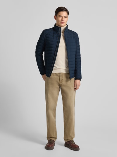 NAUTGÅRD Steppjacke mit Stehkragen und Reißverschlusstaschen Marine 1