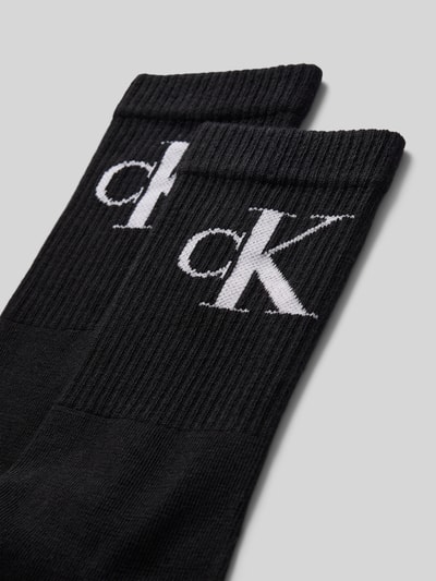 Calvin Klein Jeans Socken mit Label-Print im 2er-Pack Black 2