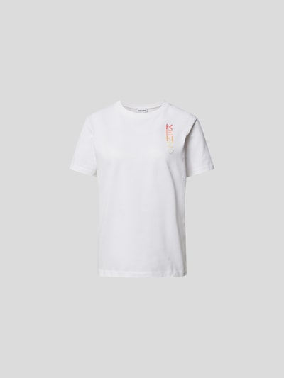 Kenzo T-Shirt mit Label-Stitching Weiss 2