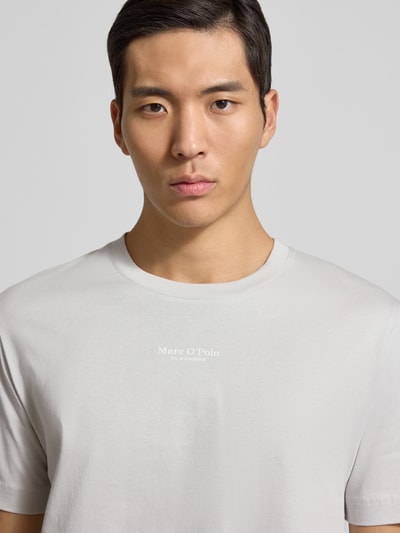 Marc O'Polo Regular fit T-shirt van puur katoen Lichtgrijs - 3