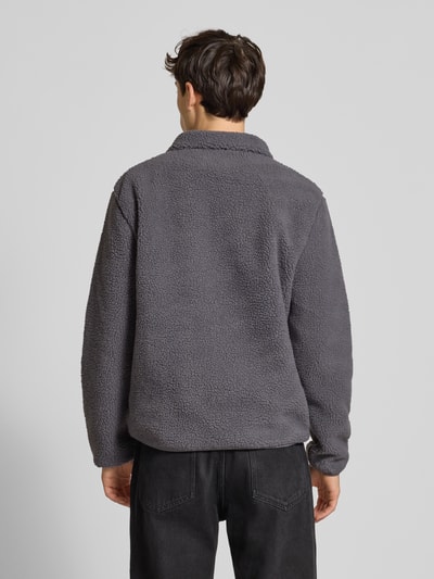 REVIEW Bluza rozpinana ze stójką Ciemnoszary 5