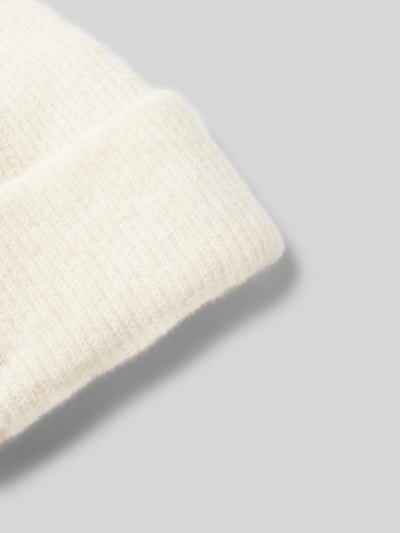 Marc O'Polo Denim Beanie mit Label-Detail Offwhite 2