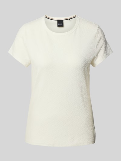 BOSS T-Shirt mit Rundhalsausschnitt Modell 'Eventsy' Offwhite 2