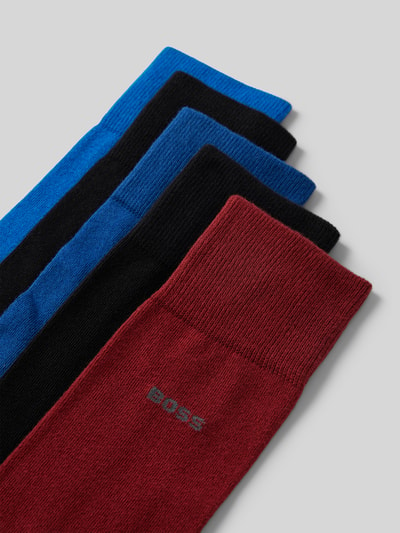 BOSS Socken mit Label-Detail im 5er-Pack Rot 3