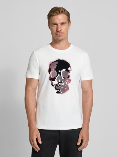 Antony Morato T-shirt met motiefprint Offwhite - 4