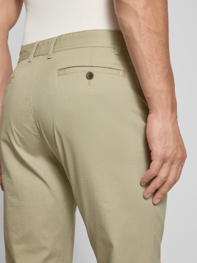 MCNEAL Slim fit broek met achterzakken Zand - 3