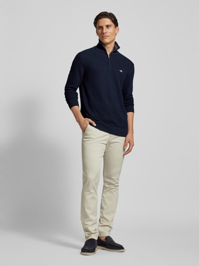 Gant Pullover mit Label-Stitching Marine 1