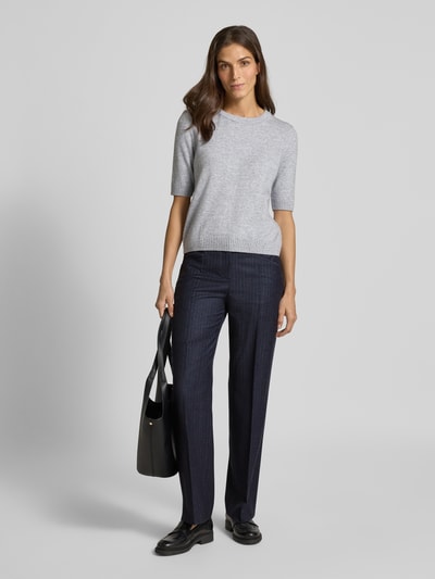 BOSS Regular Fit Stoffhose aus reiner Schurwolle Modell 'TILDA9' Marine 1