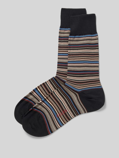 Falke Socken mit Label-Print Black 1