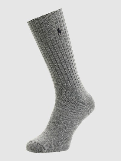 Polo Ralph Lauren Underwear Socken mit Label-Stitching Modell 'CREW SOCK' Hellgrau 1