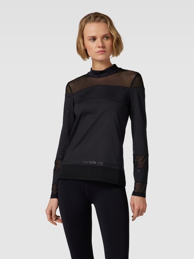 Sportalm Sweatshirt mit Eng anliegende Passform mit Blockstreifen Black 4