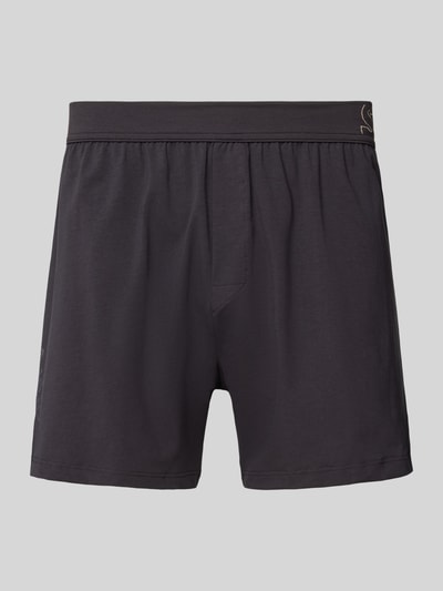 SLG Boxershorts mit elastischem Label-Bund Oliv 1