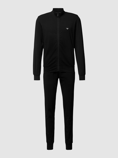 Emporio Armani Pyjama mit Label-Details Black 2