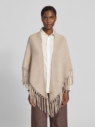 Weekend Max Mara Wollschal aus reiner Schurwolle Modell 'TORNADO' Beige Melange 4