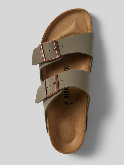 Birkenstock Sandalen mit Dornschließe Modell 'Arizona' Stein 3