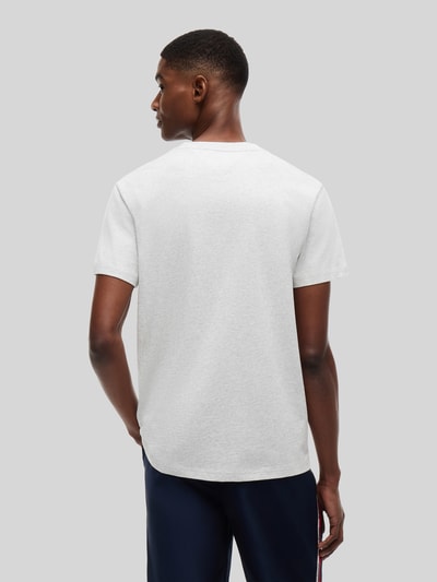 Tommy Jeans relaxed fit T-shirt van puur katoen met labelopschrift Lichtgrijs gemêleerd - 5