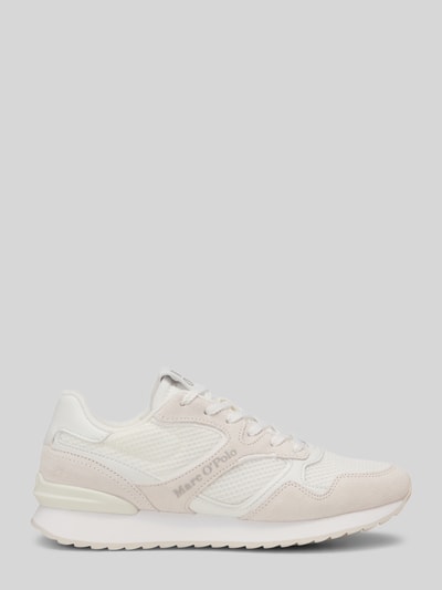 Marc O'Polo Sneakersy o niskim kroju ze skóry i recyklingowanego poliestru model 'MAXIMA' Złamany biały 2