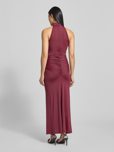 Bardot Slim Fit Abendkleid mit Rollkragen Modell 'Isadora' Bordeaux 5