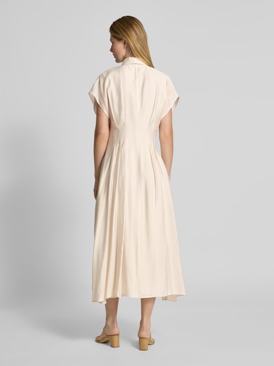Jake*s Collection Hemdblusenkleid mit Hemdblusenkragen und Knopfleiste Ecru 5