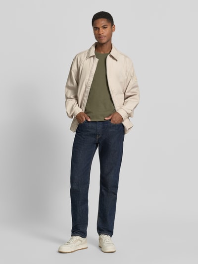 BOSS Orange regular fit overshirt van puur katoen model 'LUTTI' Beige - 1