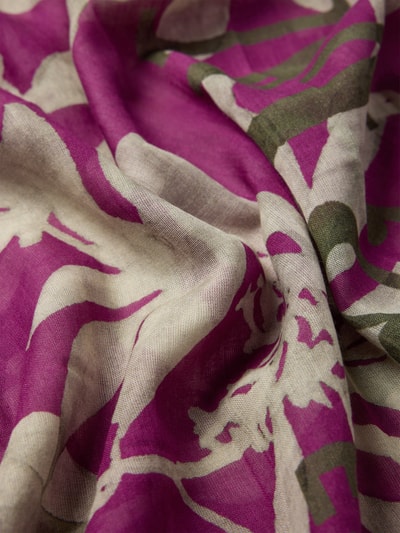 Marc O'Polo Schal mit Allover-Muster Fuchsia 2