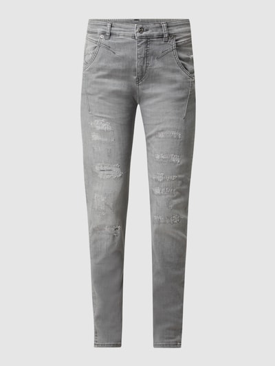 MAC Regular fit jeans met stretch, model 'Rich' Lichtgrijs - 2