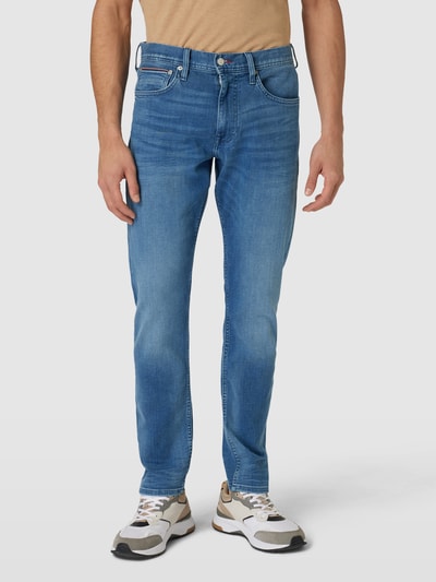 Tommy Hilfiger Tapered fit jeans in 5-pocketmodel, model 'HOUSTON' Lichtblauw - 4