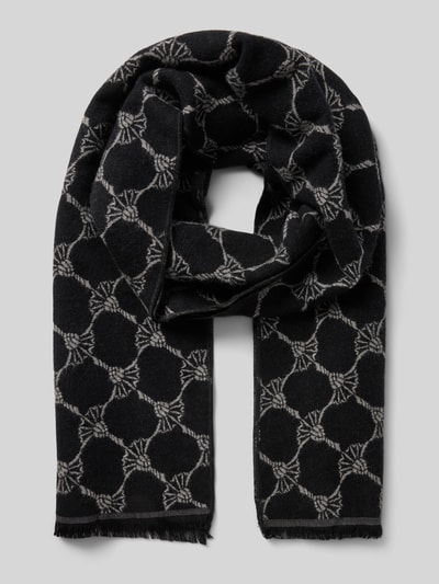 JOOP! Collection Sjaal van pure viscose, model 'Felix' Zwart - 1