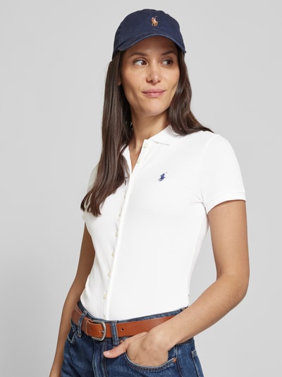 Polo Ralph Lauren Poloshirt met labelstitching Wit - 3