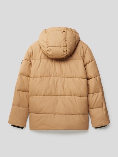 Calvin Klein Jeans Jacke mit Label-Details Modell 'Puffer' Camel 3