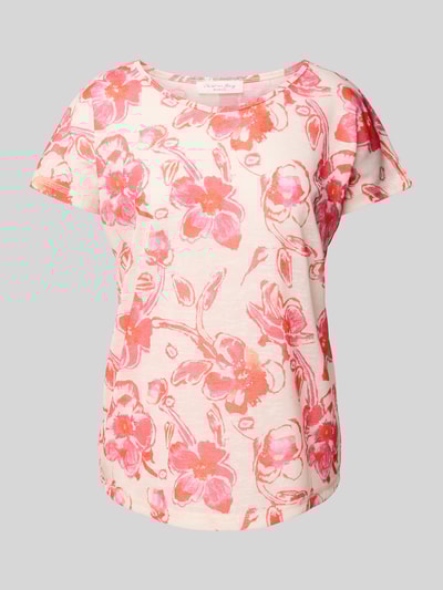 Christian Berg Woman T-Shirt mit Rundhalsausschnitt Hellrot 2