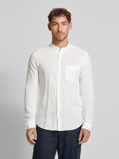 Lindbergh Koszula casualowa z listwą guzikową Biały 4