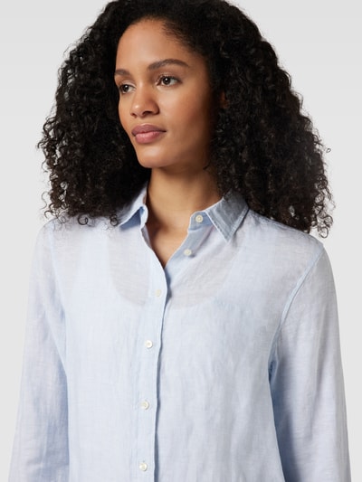 Gant Overhemdblouse van linnen Lichtblauw - 3