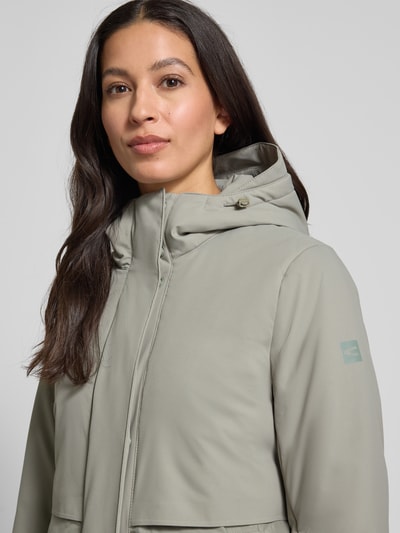 camel active Kurtka pikowana z kapturem i wpuszczanymi kieszeniami Limonkowy 3