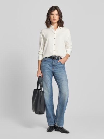 Zero Hemdbluse mit Knopfleiste Weiss 1