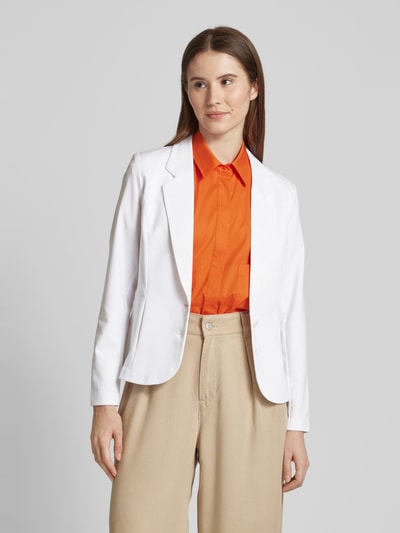 FREE/QUENT Blazer in effen design, model 'NANNI' Offwhite - 4